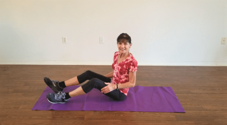 Senior Glute Exercises On The Mat Fitness With Cindy