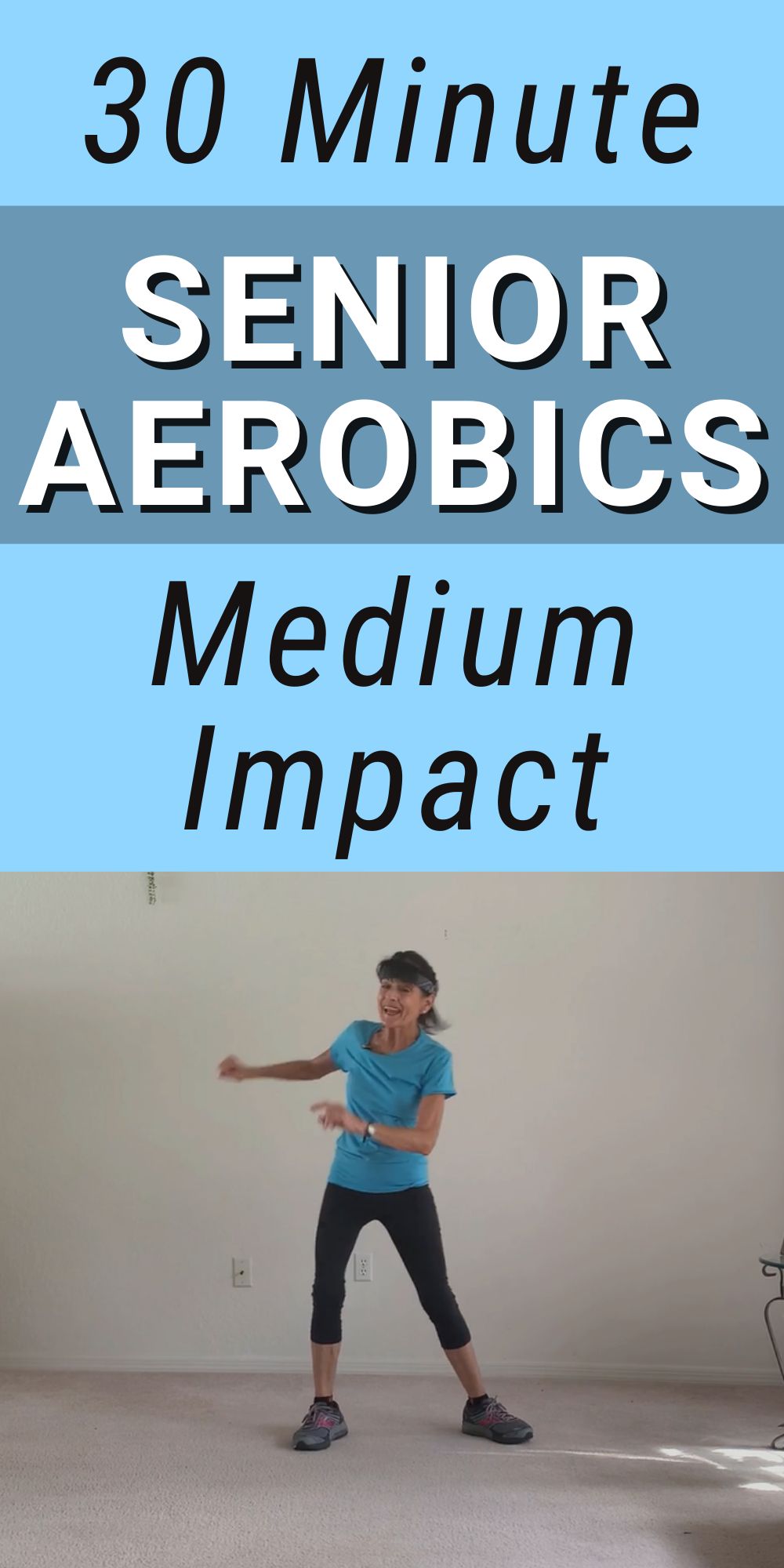 Aerobics Video - Medium Impact - Fitness With Cindy