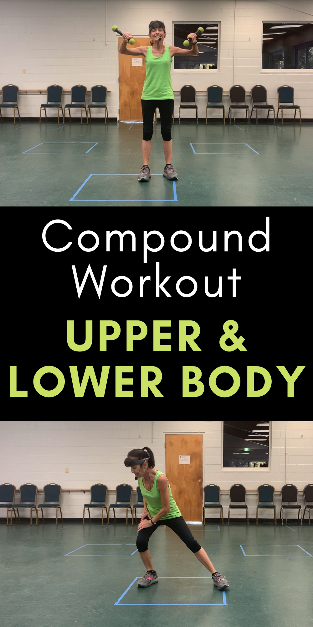 Compound Training For The Upper And Lower Body Fitness With Cindy