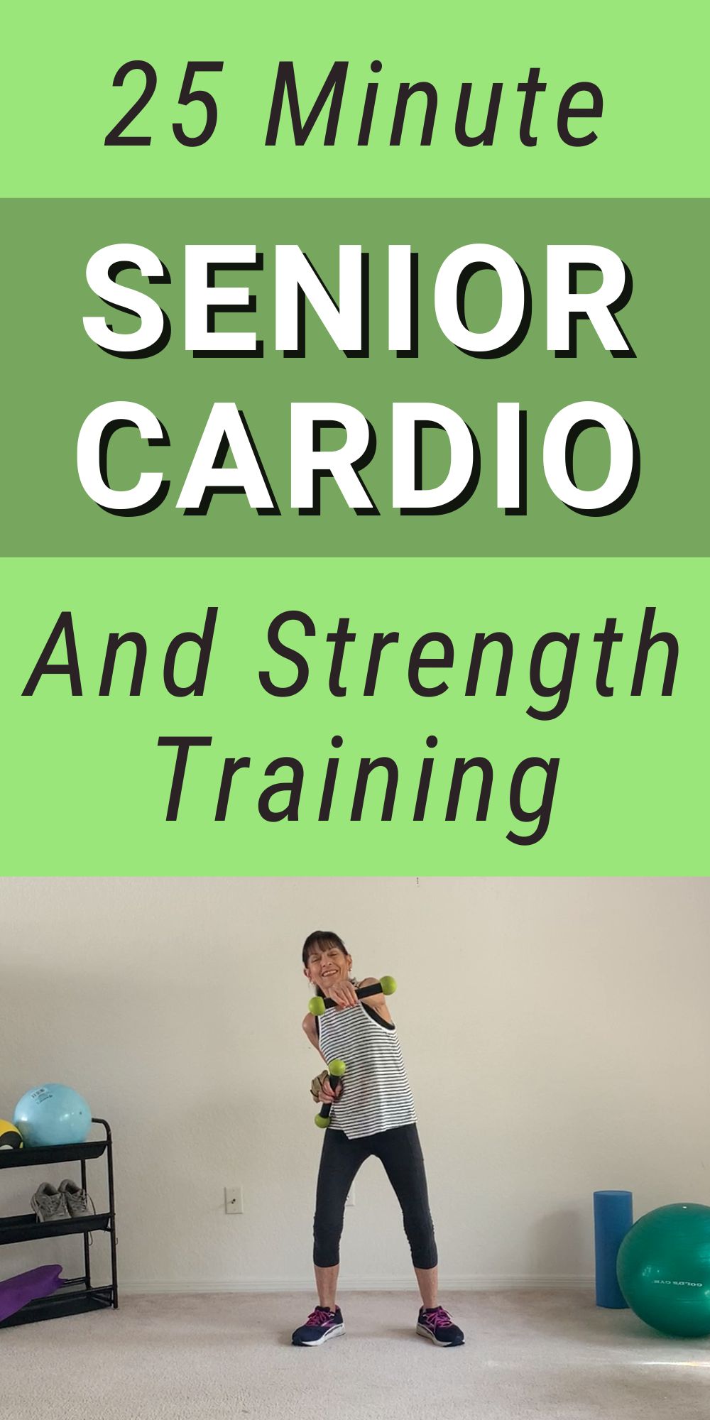 senior cardio and strength training workout